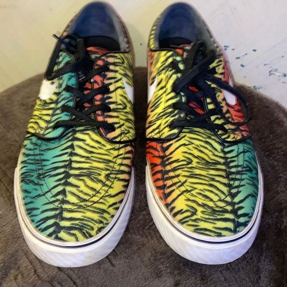 Nike Zoom Stefan Janoski Sz 12 CNVS Tiger Pack Canvas Skateboarding  Shoes - Picture 7 of 11